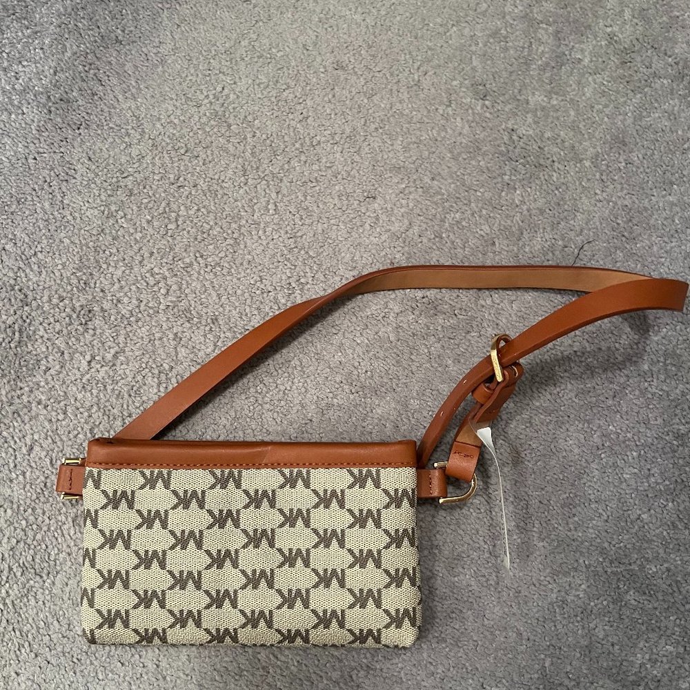 Brand new Michael Kors monogram waist bag